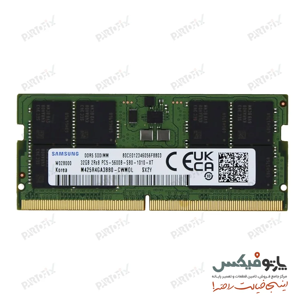 رم لپ تاپ سامسونگ 32 گیگابایت DDR5 5600 PC5-44800